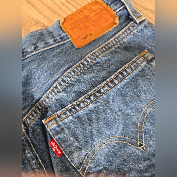 VINTAGE!! Levi's | 501's S Skinny Jeans in Blue, Size … - Picture 4 of 7